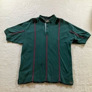 Vintage Tommy Hilfiger Striped Polo Shirt (L)